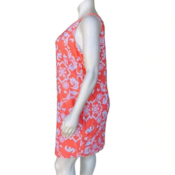 Allison Daley Dress Women’s Plus Size 20W Melon Embellished Stud Sleeveless - Picture 2 of 4